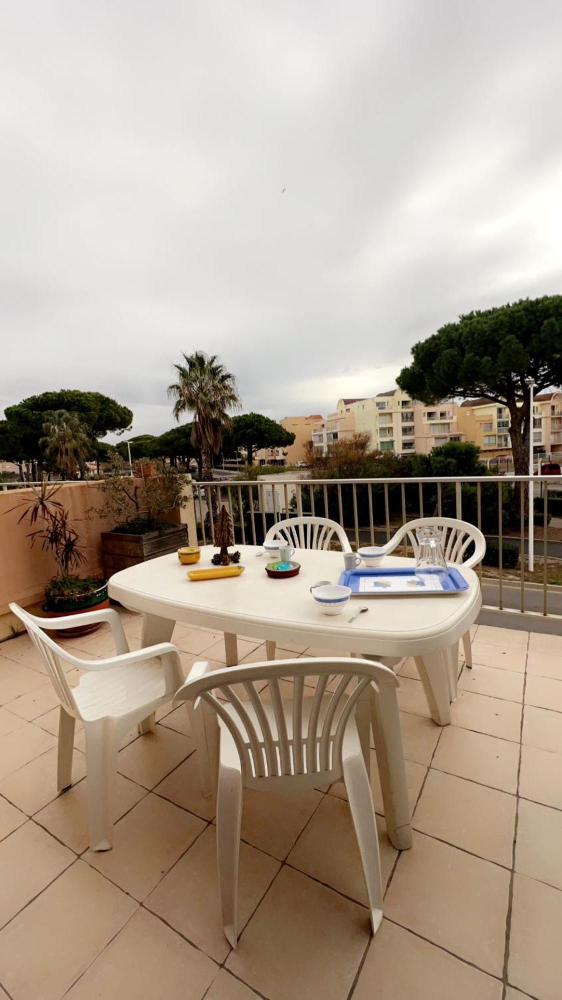 La Terrasse De Gruissan Lägenhet Exteriör bild